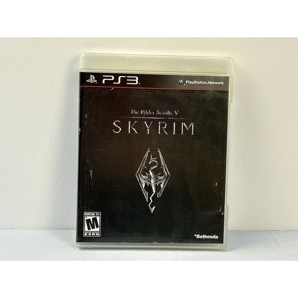 Skyrim PS3 Complete CIB Map Manual The Elder Scrolls V PlayStation 3 Game 2011